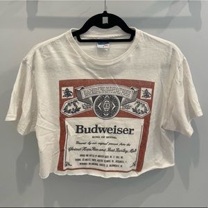 Cropped Budweiser Tee